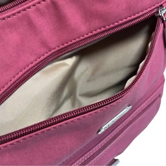 MultiSac Flare Large Crossbody Bag | 13.25 In | Polyester & Faux Leather | NWT - Picture 11 of 11